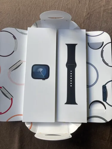 Apple Watch Serie 9 41mm Midnight Mr8x3 Sb M/l Gps A2978 Pulseira Preto