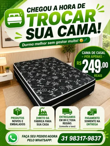 Cama de casal, promoção
