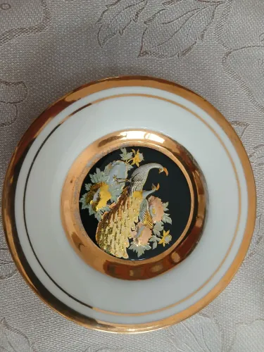 Pires decorativo filetado 24k
