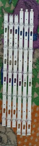 Kit 6 barras de led tv Samsung un43cu7700g