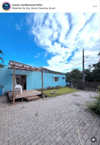 Casa Container com amplo terreno , Ribeirão da ilha