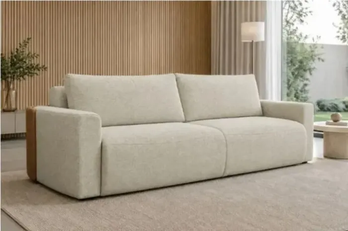 Sofa Cama Nature 2,30cm Linho (NOVO A PRONTA ENTREGA)