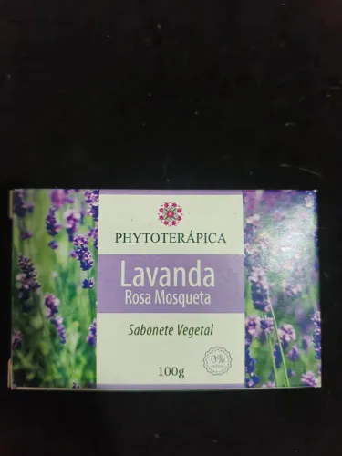R$ 20 | Sabonete Vegetal | Lavanda Rosa Mosqueta | Phytoterapica | Validade Julho 2027