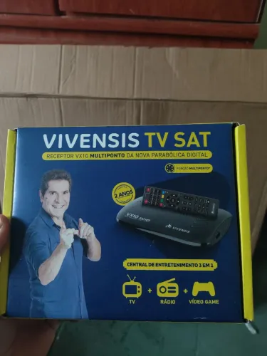 Antena vivência TV SAT kit completo