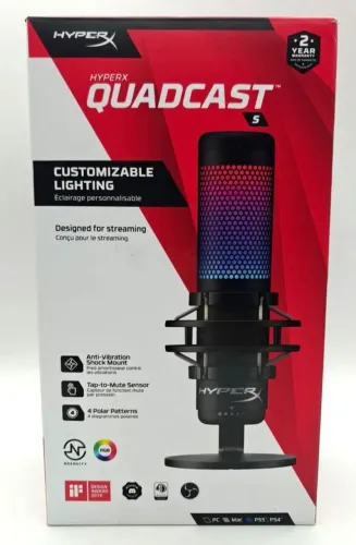 Microfone HyperX QuadCast S