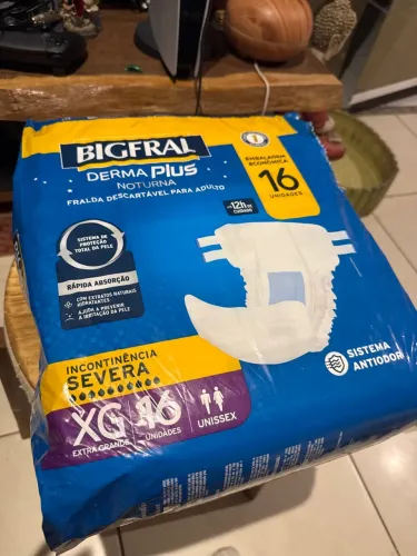 Fraudas descartável para adulto XG