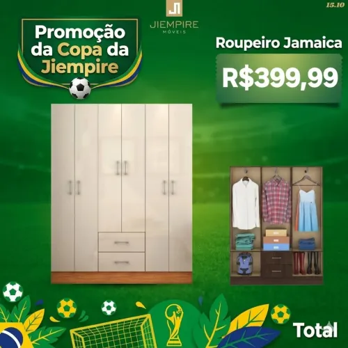 Roupeiro Jamaica várias cores, pague na entrega 