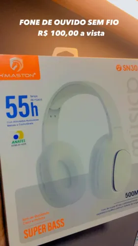 Fone sem fio esportivo