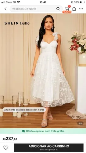Vestido de casamento no cívil