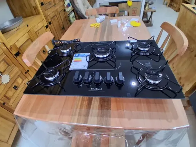 Fogão CookTop 5 Bocas Braslar