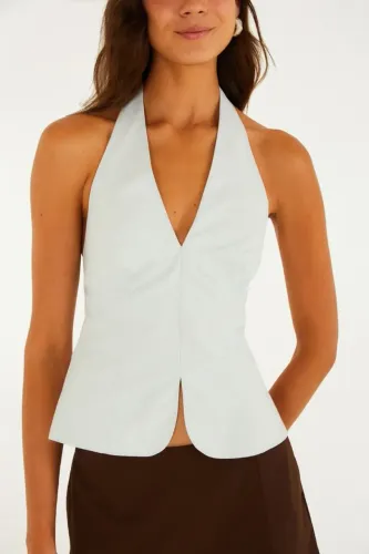 Blusa colete alfaiataria Farm original novo tamanho P
