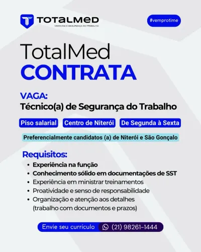 Técnico de segurança do trabalho 