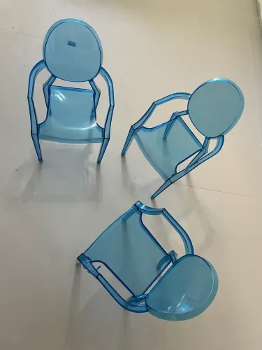 Cadeira infantil acrílico