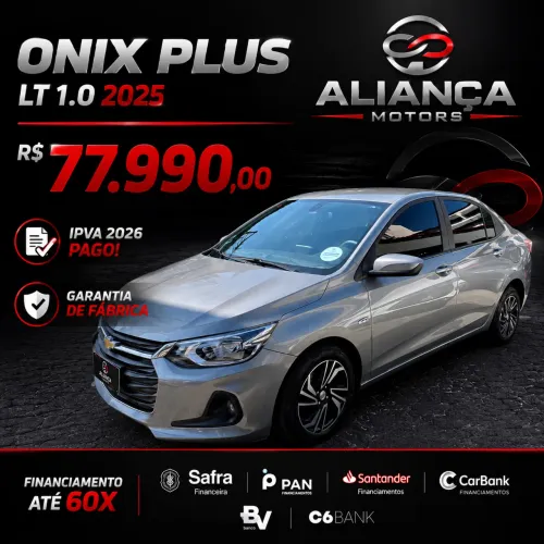 Chevrolet Onix Plus LT 1.0 12V Flex Mec. 4P 2025