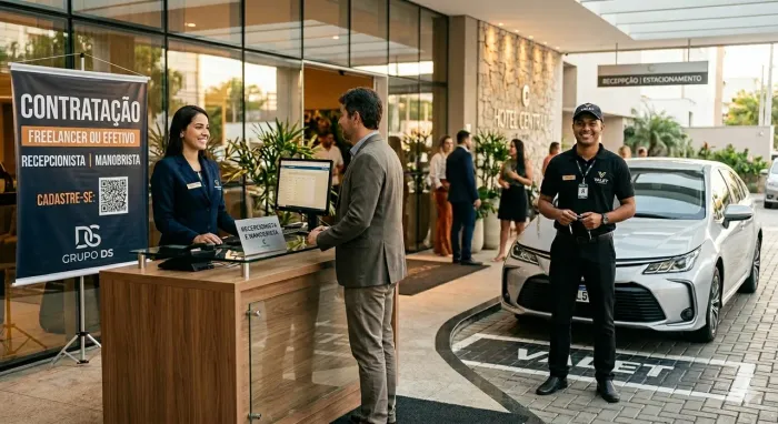 Freelancer Manobrista e Recepcionista 