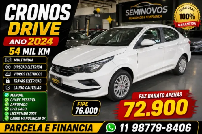 Fiat Cronos Drive 1.0 6V 2024