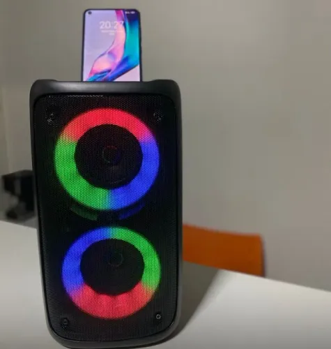 Caixa de Som Bluetooth Radio Usb Aux Nova