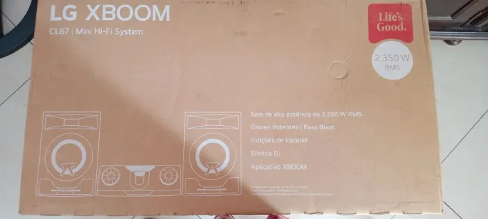 Som novo LG Xboom.com caixa e nota fiscal,2350W ,RMS.
