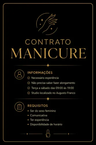 Contrato manicure