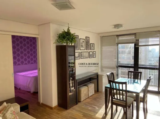 Apartamento com 1 dormitório para alugar, 47 m² por R$ 4.857,68/mês - Vila Clementino - Sã