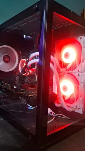 Pc Gamer i5 10400F RX 6600 ACEITO CELULAR 
