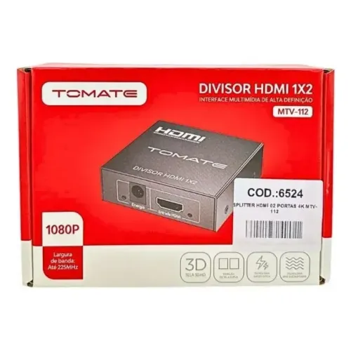 Divisor Hdmi 1x2 Full MTV-112 Tomate