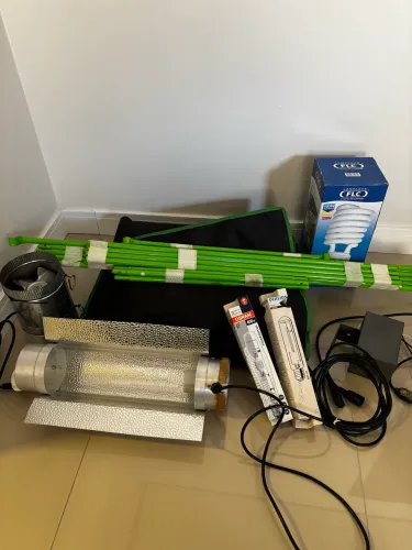 Kit tenda estufa cultivo indoor plantas flores hortaliças