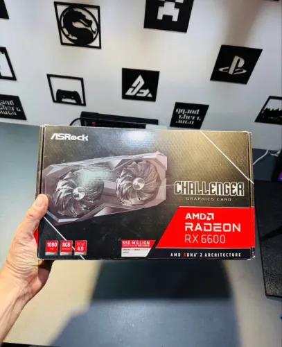 Placa de vídeo AMD ASRock Challenger Radeon RX 6600 8GB