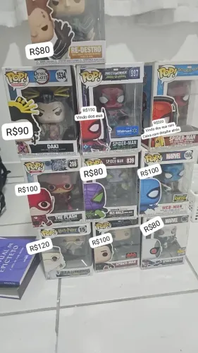 Funkos pop no precinho de desapego
