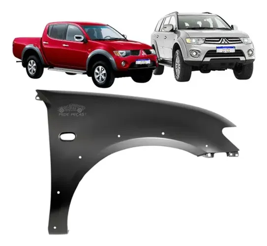 Paralama Direito L200 Triton Pajero Dakar 2008 A 2018 Novo