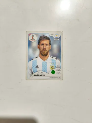 Figurinha Lionel Messi copa do mundo de 2018