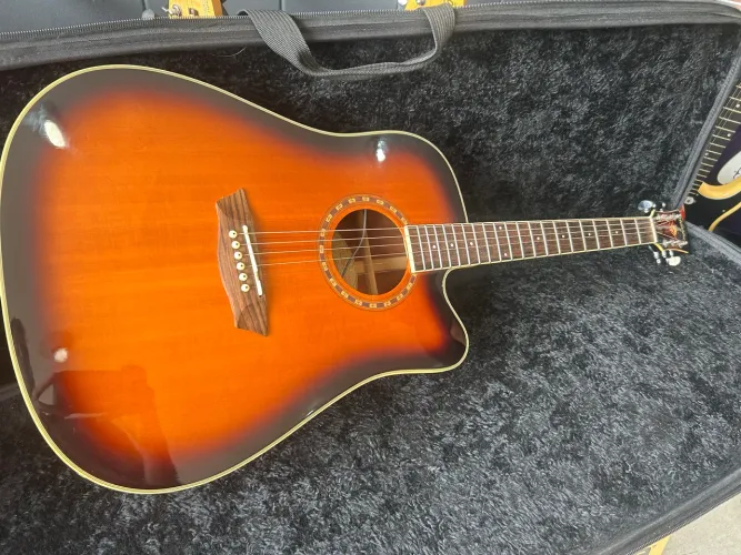 Washburn wd10 western tempo maciço TROCO