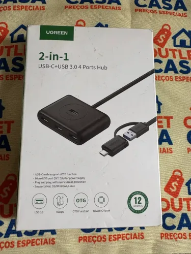 UGREEN - HUB USB 3.0 X USB-C Port 1m - 40850