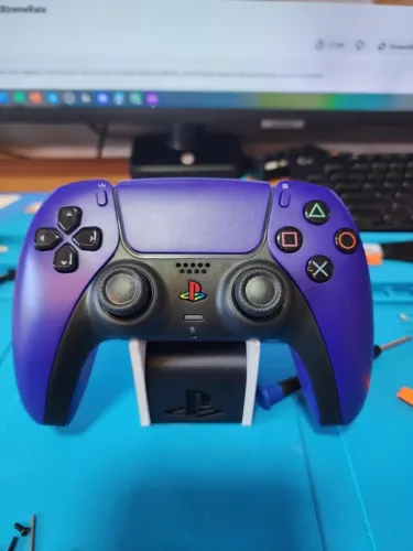 Controle Ps5 Dualsense Bdm-050 personalizado com gatilhos