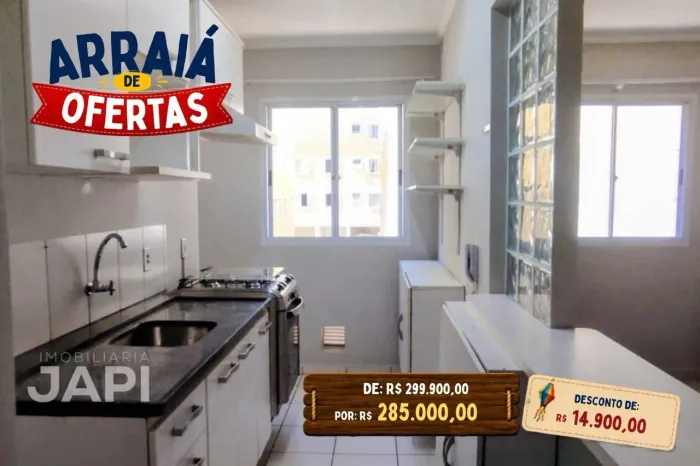 Apartamento com 2 dormitórios à venda, 54 m² por R$ 285.000,00 - Parque Residencial Jundia