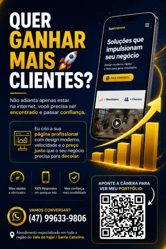 Criação de Sites Profissionais | Mais Clientes no WhatsApp