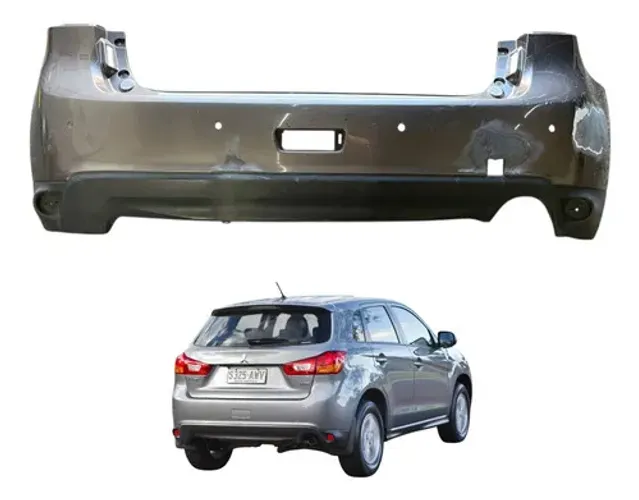 Parachoque Traseiro Mitsubishi Asx 2013 2014 2016 2018