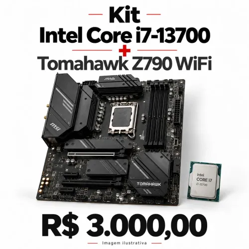 Kit i7 13700 + placa mãe z790 Tomahawk wifi