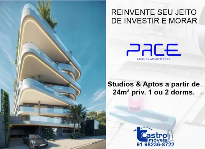 Condomínio PACE. Studios & Aptos com 1 ou 2/4 e 1 vaga. G.C016