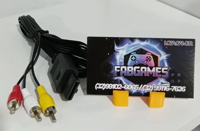 CABO AV para SUPER NINTENDO paralelo. NOVO. Aqui na LOJA FABGAMES