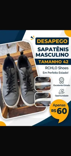 Vendo sapato masculino novíssimo
