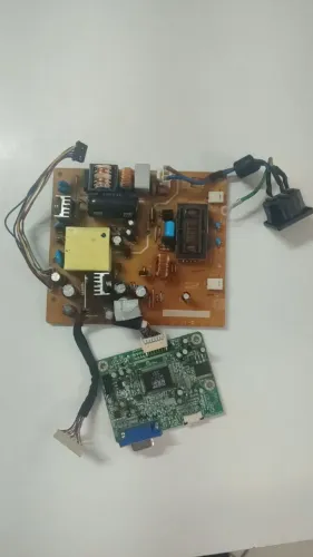 Placa Fonte e lógica Monitor Dell E156fpc