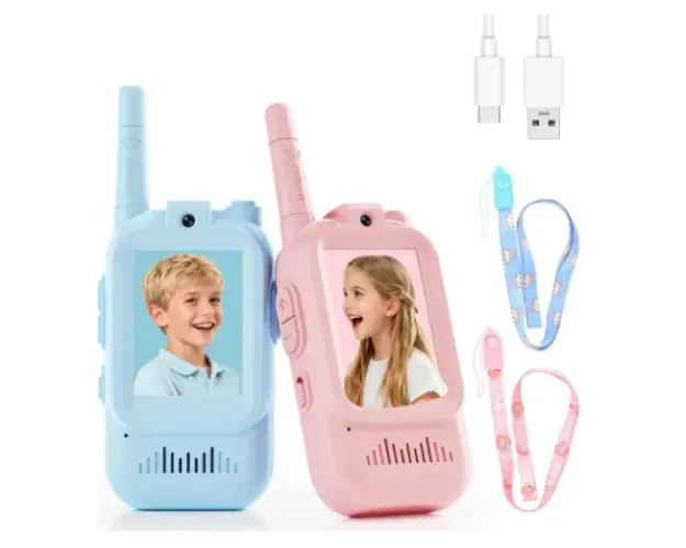 Walkie Talkie Infantil Vídeo Chamada Bate Pap Alcance