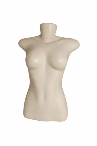 Manequim feminino busto plástico para loja/vitrine?