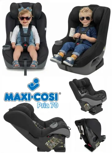 Cadeirinha de Carro Maxi Cose Pria 70 de 04 à 32kg Isofix airbag Reclinável e Confortável!