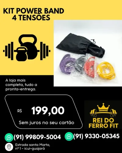Kit power band 4 tensoes