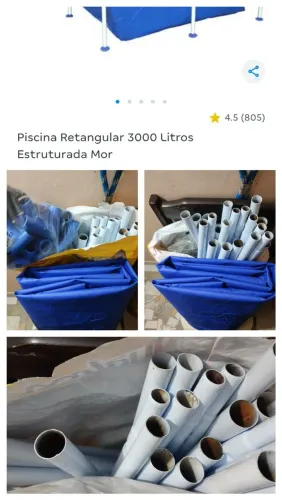 Piscina Mor Estruturada de 3000 Litros