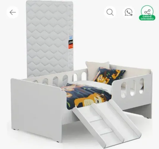 Cama infantil+ colchão 