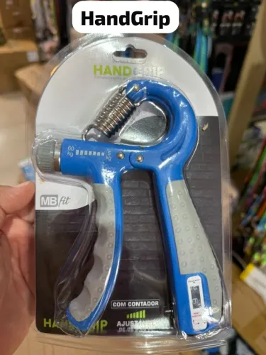 Hand Grip com Contador e Mola Ajustável