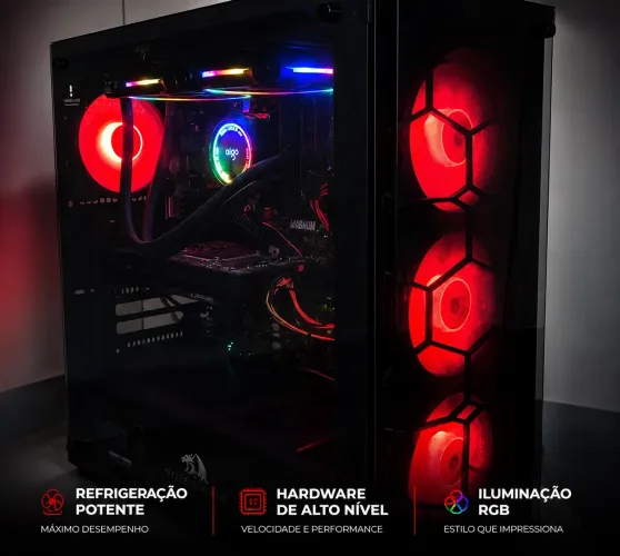 PC Gamer GTX 550 TI 2gb - AMD FX 8120 8 Núcleos + Monitor de Brinde (VALOR NEGOCIÁVEL)